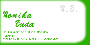 monika buda business card
